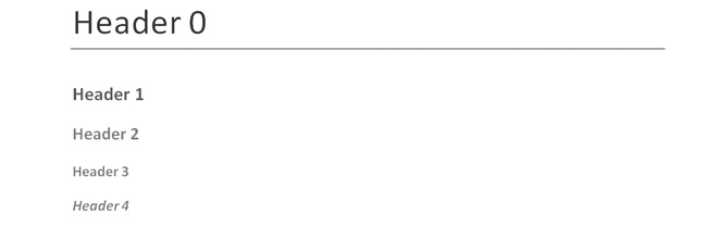 The headings.docx document with headings 0 to 4