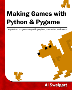 Farante Ludoj kun Python kaj Pygame libro ferdeko bildeton